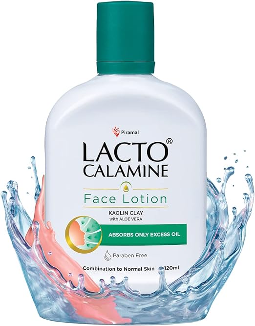 Lacto Calamine - Face Lotion for Oil Balance - Combination to Normal Skin - 120ml