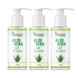 KAZIMA Aloe Vera Gel Raw -Pure Natural Gel  Pack of 3