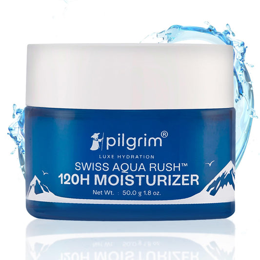 Pilgrim Swiss Aqua Rush 120H Moisturizer for face, 50 gm