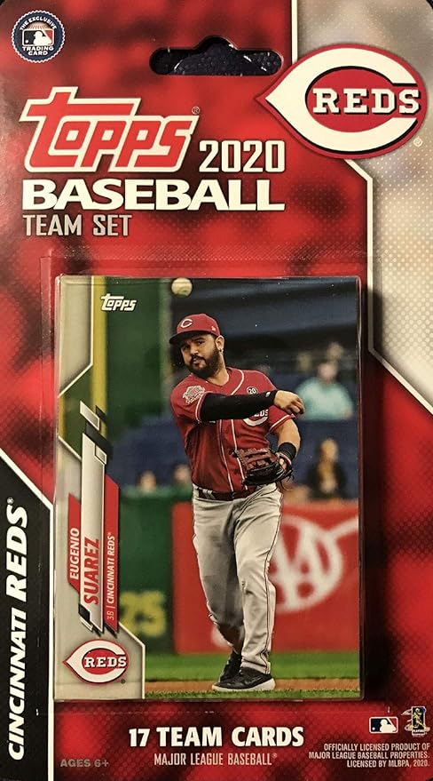 Cincinnati Reds 2020 Topps Factory Sealed Special Edition 17 Card Team Set with Eugenio Suarez and Joey Votto Plus