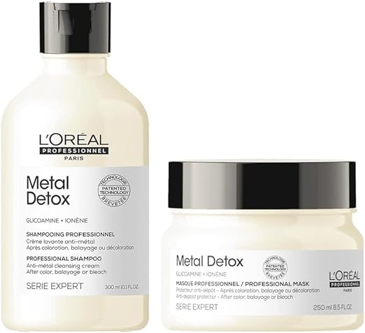 L'Oreal Professionnel Serie Expert Duo Metal Detox Shampoo And Mask - 300ml and 250ml