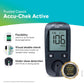 Accu-Chek Active Blood Glucose Glucometer Kit With Vial Of 10 Strips, 10 Lancets And A Lancing Device Free For Accurate Blood Sugar Testing