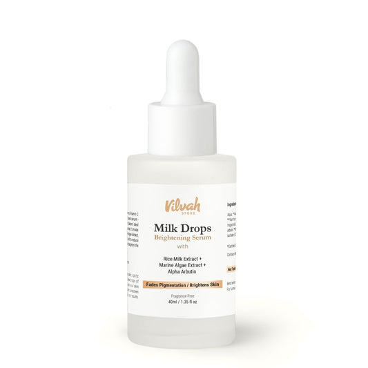 Vilvah Milk Drops Brightening Face Serum, 40 ml