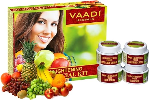 Vaadi Herbals Skin Lightening Fruit Facial Kit, 70g