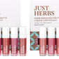 Just Herbs Ayurvedic Liquid Matte Lipstick Kit Set Of 5, Brights & Pinks, 5 ml (Pack of 2)