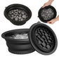 Silicone Face Bowl for Ice with Built-In Icetray, Collapsible Face Tub for Ice Bath