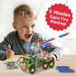 Smartivity DIY Military Vehicle STEM Building Set for Kids 8-14 Years,Army Truck with Air Powered,Missle Launch System