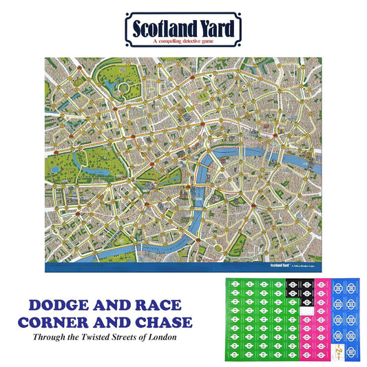 Funskool Games , Scotland Yard, A Compelling Detective And Strategy, Animal Board Game