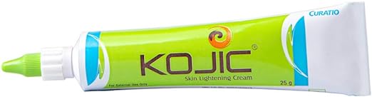 Kojic Cream/For Skin Whitening and Lightening/De-Pigmentation and Removal of Black Spots, 25g