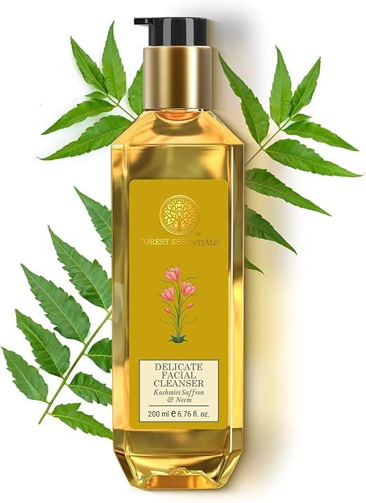 Forest Essentials Kashmiri Saffron and Neem Delicate Facial Cleanser - 200ml