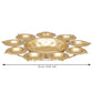 Webelkart Diya Shape Flower Decorative Urli Bowl for Home Decor Bowl for Floating Flowers and Tea Light Candles Home,Office and Table Decor| Diwali Decoration Items (Gold Polish)
