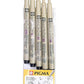 Sakura Pigma Micron Fineliner Pens, Classic Set Of 5 Nib Sizes, Black