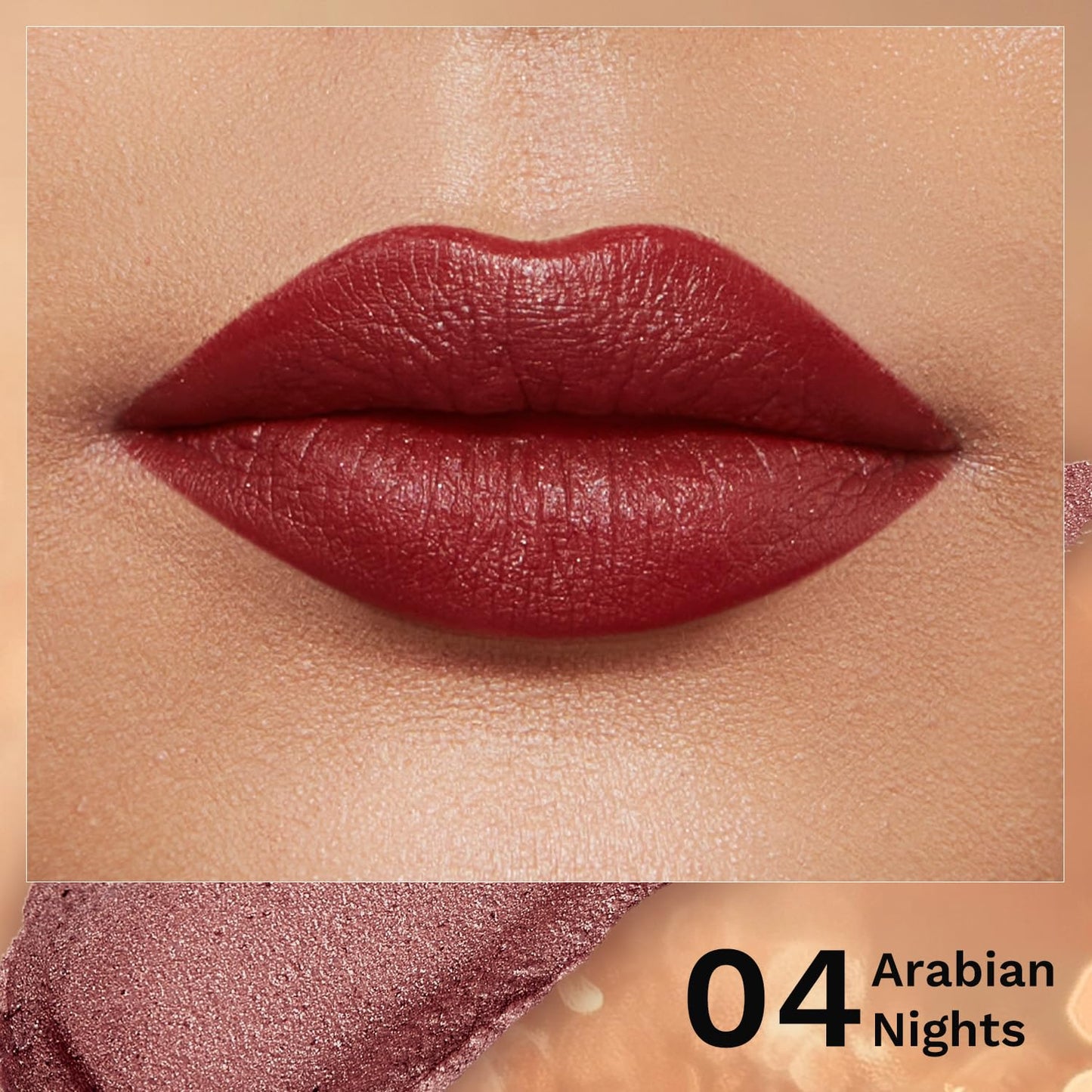 Pilgrim Glitter Lipstick For Women 4.2gm | Dubai Luxe Lifestyle - Arabian Nites Shade