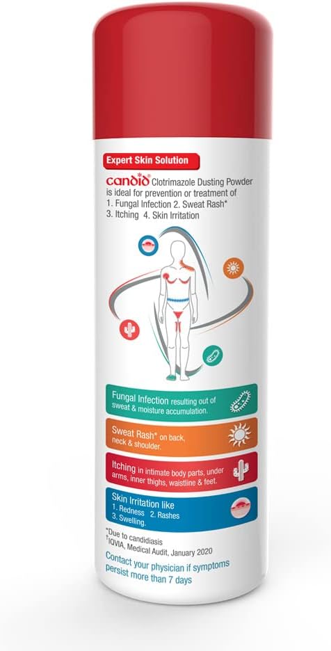 Candid Expert Skin Solution Dusting Powder (120g, Pack of 4)