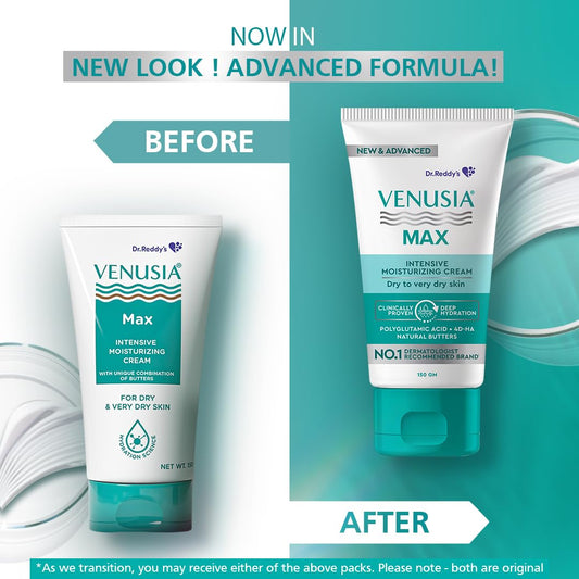 Dr. Reddy's Venusia Max Intensive Moisturizing Cream, 150 gm