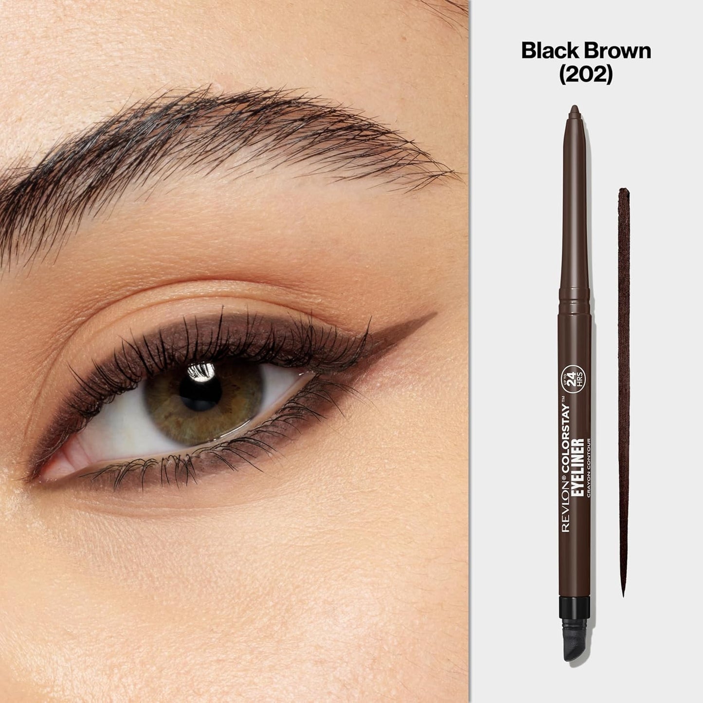 Revlon Colorstay Matte Eyeliner Pencil, Black Brown