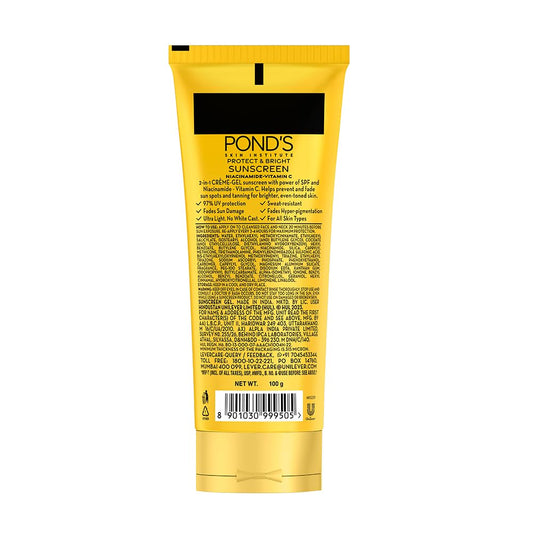 Pond's All Serum Boost Sunscreen Prevent And Fade Dark Patches With The Power Of Spf 50, 100 gm
