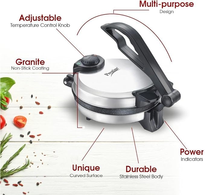 Prestige Roti Maker PRM 5.0 with Demo CD - Silver