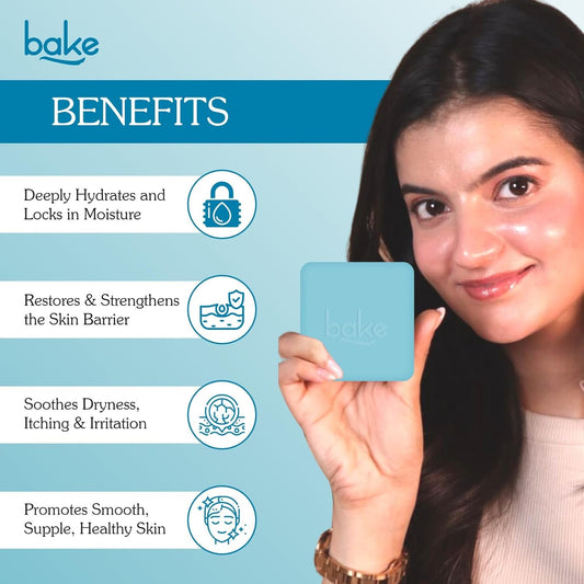 Bake Ultra Moisturizing Soap with Lactic Acid & Oat Milk , 100 gm x 2