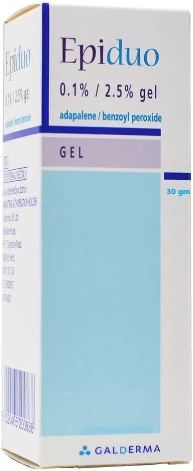 Epiduo Gel for Moderate to Severe Acne (30g)