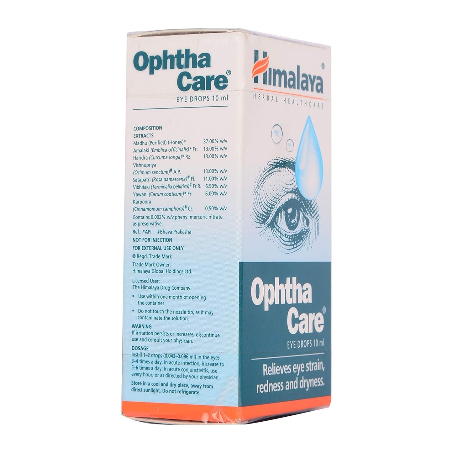 Himalaya Ophtha Care Eye Drop 10ml, Pack of 3