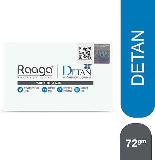 Raaga Professional De-Tan Tan Removal Cream, 12g (Pack Of 6)