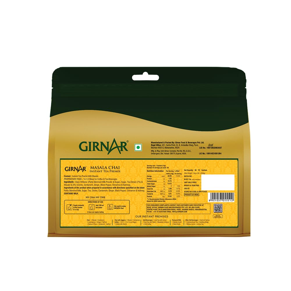 Girnar Instant Premix With Masala, 36 Sachets