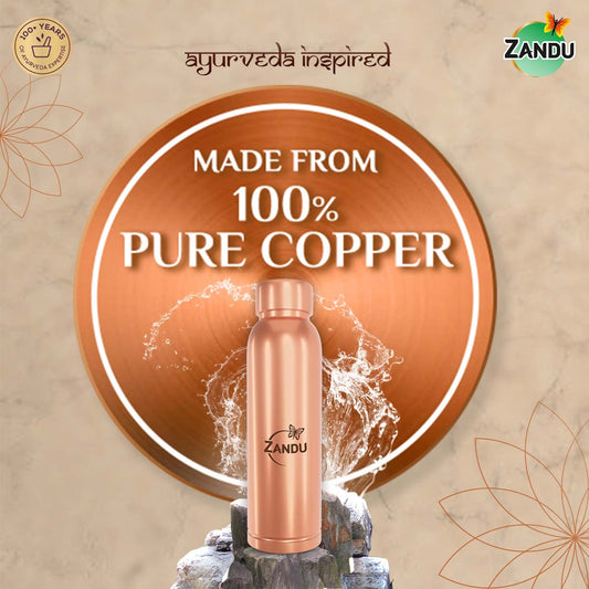 Zandu Copper Bottle 950 ml