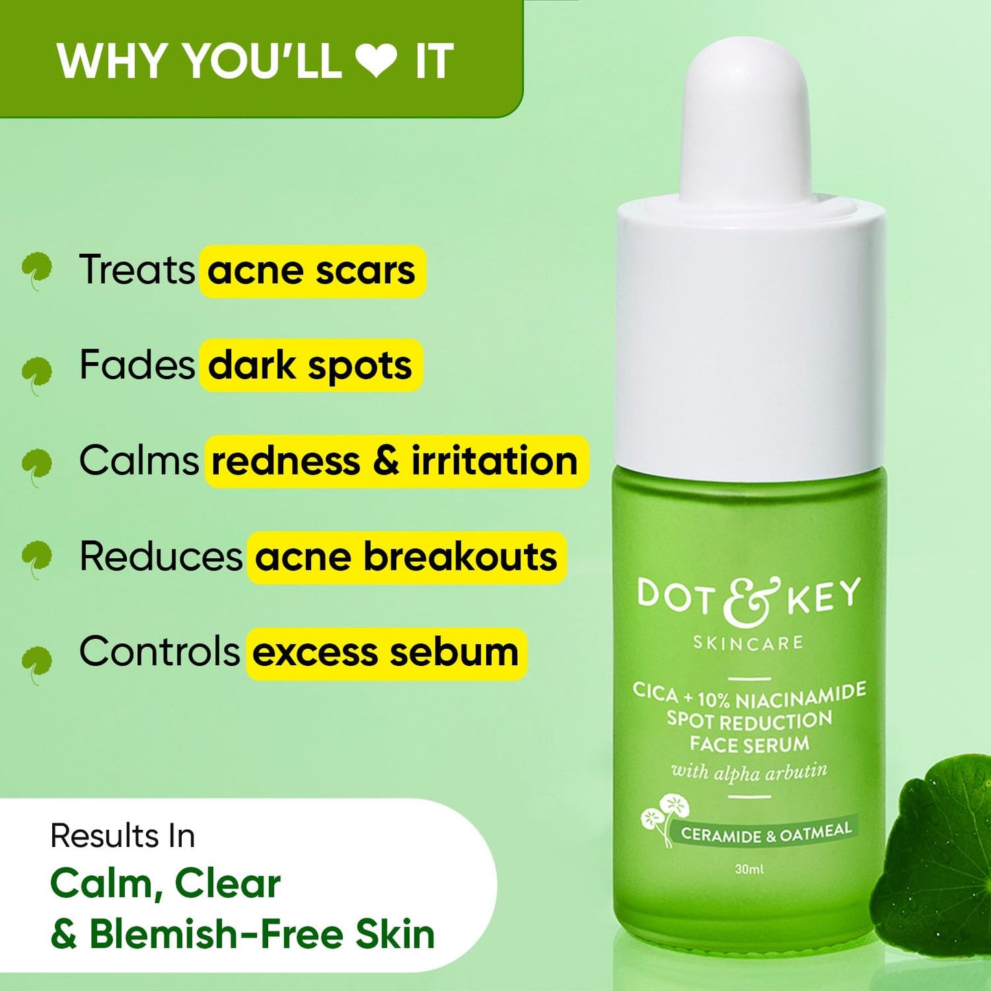Dot & Key 10% Niacinamide + Cica Serum, 20 ml