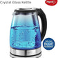 Pigeon By Stovekraft Crystal Glass Electric Kettle 1.8 Litre With Led Illumination, Heat Resistant Pyrex 1500 Watt