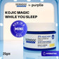 DERMDOC 2% Kojic Acid Glow Fusion Formula Night Cream with Niacinamide & Alpha Arbutin for Skin Brightening | Face Cream I Night Cream I I Glowing Skin 15g