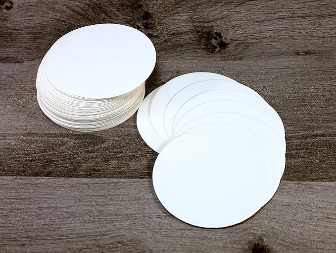 Esplanade Disposable Paper Coasters (Set of 100) - Use and Throw Reversible Paper Coasters-Perfect for Bar, Hotel, Restaurant Purpose & Parties