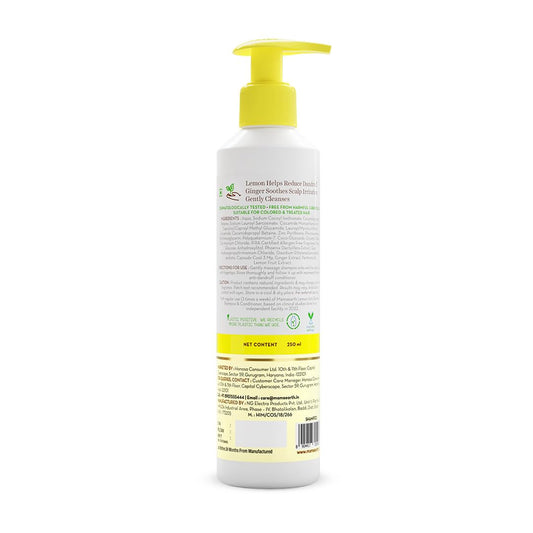 Mamaearth Lemon Anti-Dandruff Shampoo with Lemon, ZPTO, Climbazole, Aloe Vera for Itchy & Flaky Scalp | Upto 100% Dandruff Reduction & 3X Softer Hair in 1 Wash | Soothes Scalp | Reduces Frizz | 250 ml