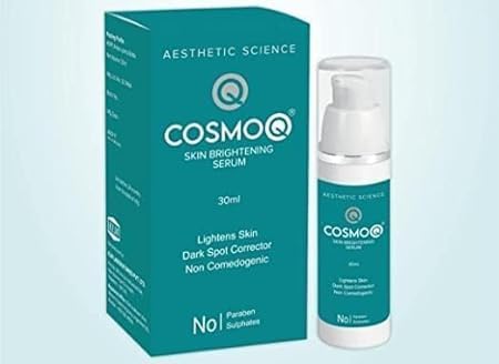Cosmo Q Skin Brightening Face Serum with Vitamin C, Niacinamide & Hyaluronic Acid, 30 ml