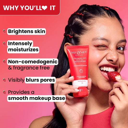 Dot & Key Strawberry Brightening Moisturizer, 80 gm