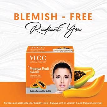 Vlcc Herbal Papaya Fruit Single Facial Kit 50 Gram