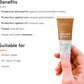 DERMATOUCH Undamage Ultra Matte Tinted Sunscreen Spf 50 Pa+++ | Water & Sweat Resistant | Fragrance Free - 25g,Brown