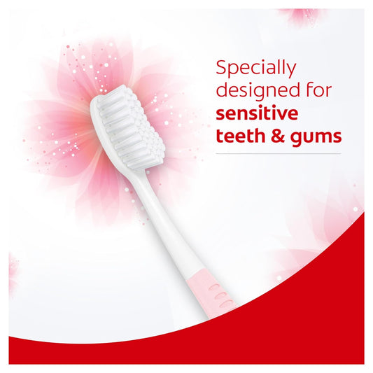Colgate Gentle Sensitive Soft Bristles Manual Toothbrush, 4Pcs, Multi Colour