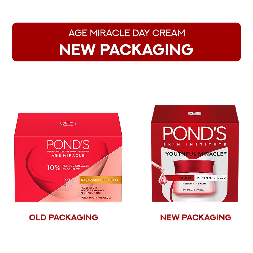 Pond's Age Miracle Wrinkle Corrector SPF 15 PA++ Day Cream 50 g