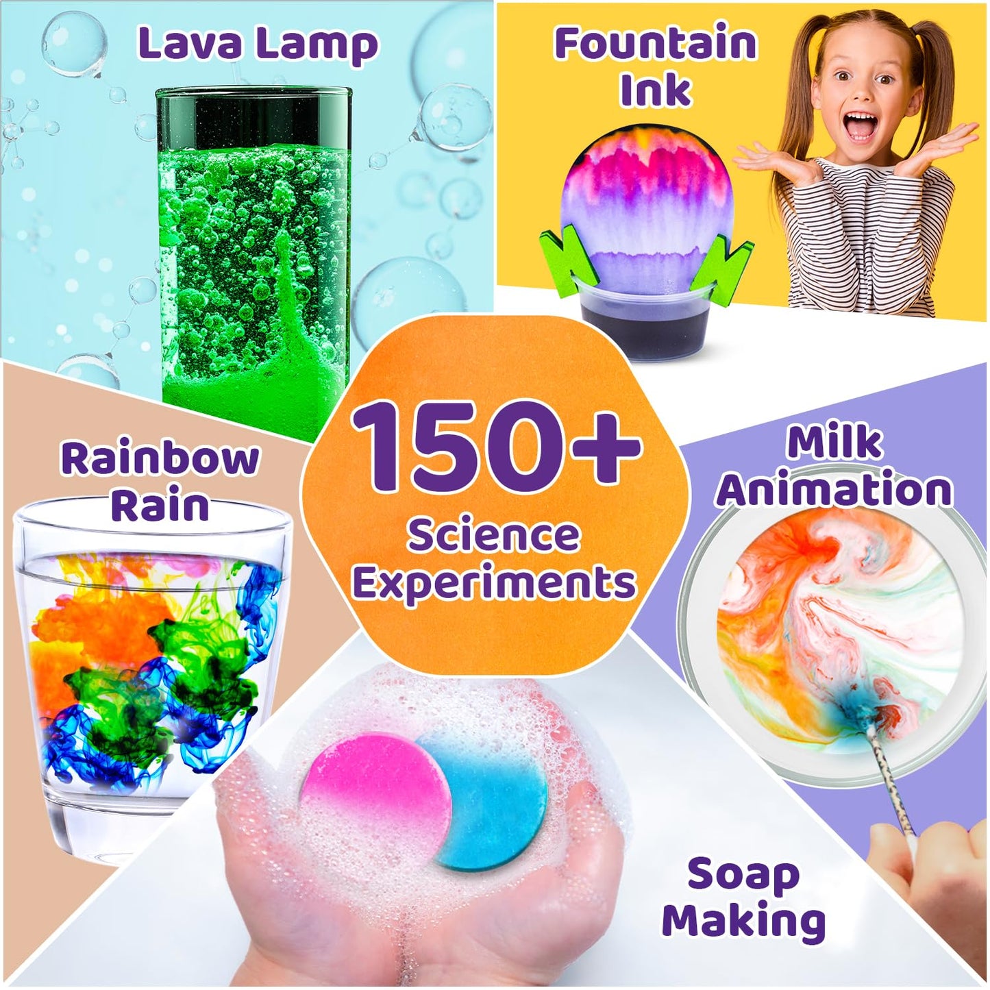 Smartivity Mega Science Kit 150+ Science Experiment Kit for Kids 6 to 14 Years Old