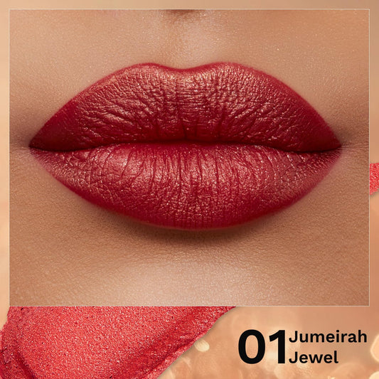 Pilgrim Glitter Lipstick For Women 4.2gm | Dubai Luxe Lifestyle - Jumeirah Jewel Shade