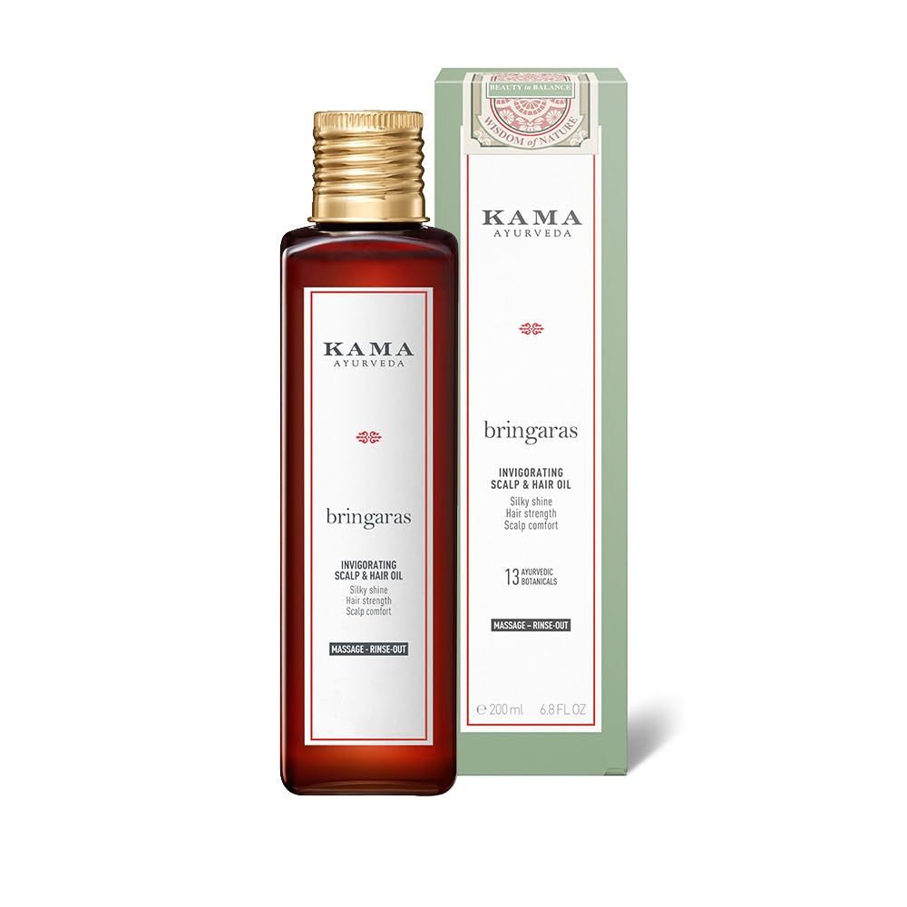 Kama Ayurveda Bringaras Balancing Scalp & Hair Oil, 100 ml