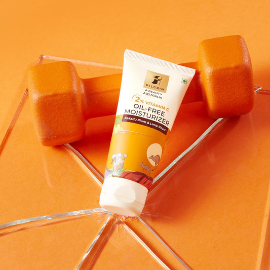 Pilgrim Australian 2% Vitamin C Oil free Moisturizer for oily & acne prone skin , 50 gm