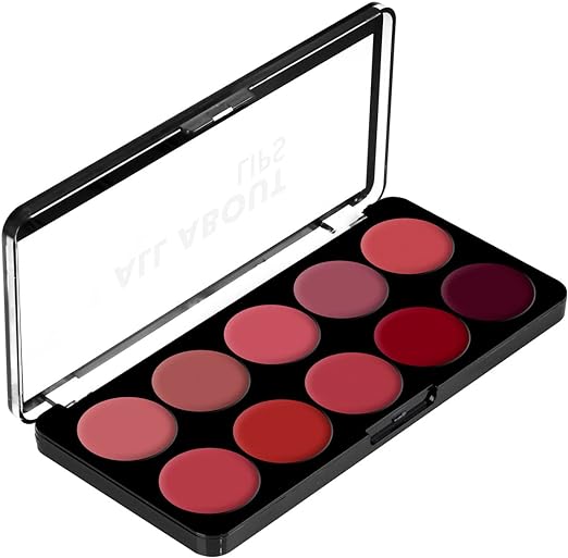 Swiss Beauty Matte Lip Pallete, Multicolor-01, 12g