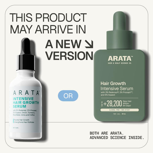 Arata Hair Growth Serum with 3% Redensyl, 3% Procapil, 5% Kopexil, 30 ml