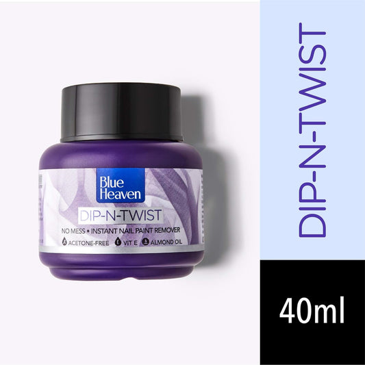 Blue Heaven Dip-N-Twist Nail Polish Remover, Pack of 2