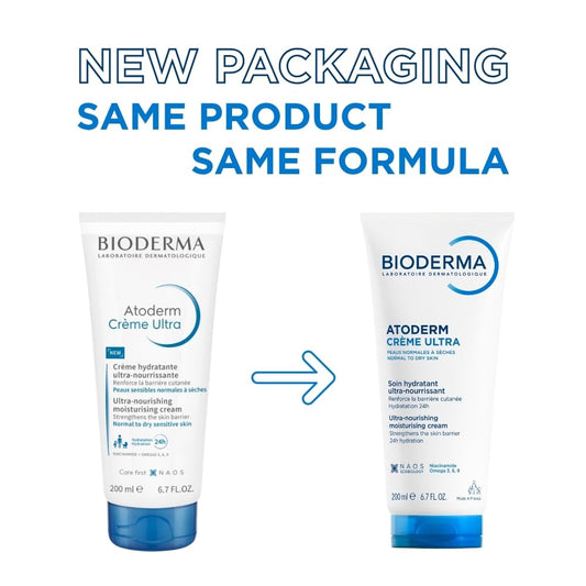 Bioderma Atoderm Creme Ultra-Nourishing - Moisturizer For Normal To Sensitive Dry Skin, 200ml