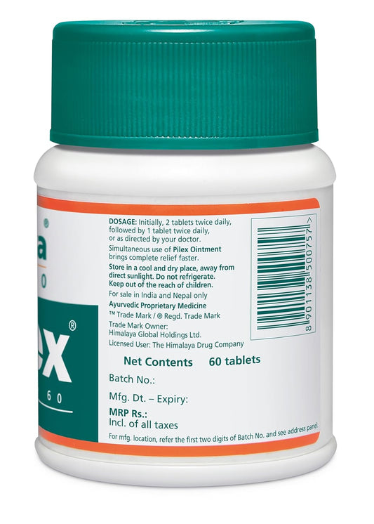 Himalaya Wellness | Pilex Tablet | Piles Treatment | Trusted Piles Treatment|60 Tablets