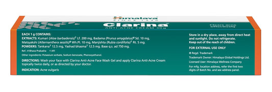 Himalaya Herbals Clarina Anti-Acne Cream |30g