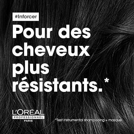 L’Oréal Professionnel | Inforcer Mask | Provides Strength and Prevents Breakage| With Biotin & Vitamin B6 | For Long Fragile, Breaking Hair | SERIE EXPERT | 250ml